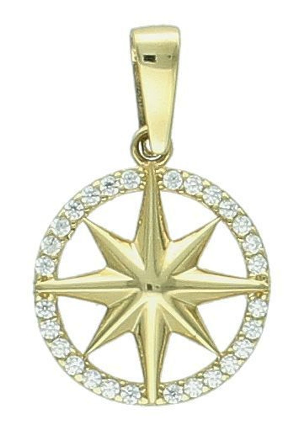 Zawieszka złota gwiazda z cyrkonią pr 585, ZA 6559 585 Wisiorek został wykonany z wysokiej jakości złota próby 585. Złoto to jeden z najpopularniejszych kruszców,1.jpg